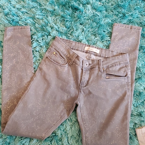 womens s t3 toxik 3 denim coll gray jeans silvet - Picture 1 of 5